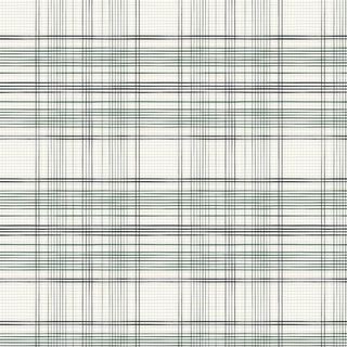 The same tartan drawn as fine ink lines on paper by the Pen engine