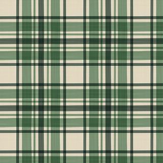 The same tartan painted in translucent watercolour bands on cream paper