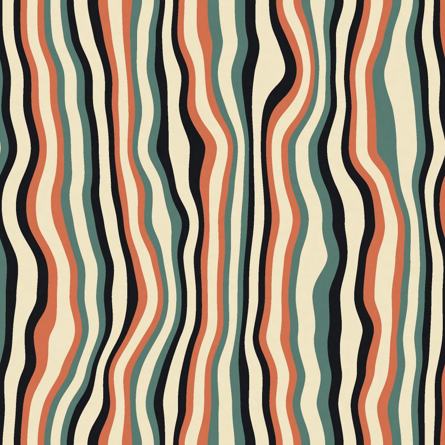 Curl Flow — a streak motif, drawn by the GeoPrint engine