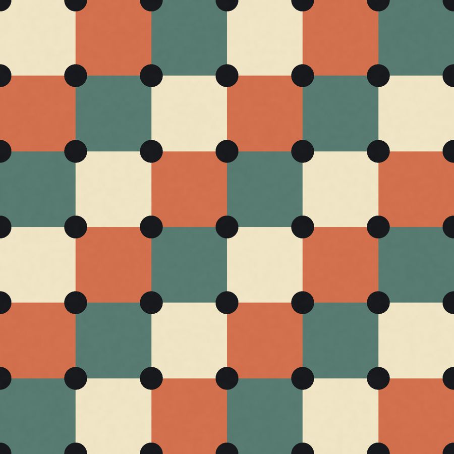 Quatrefoil Circles — a quatrefoil motif, drawn by the GeoPrint engine