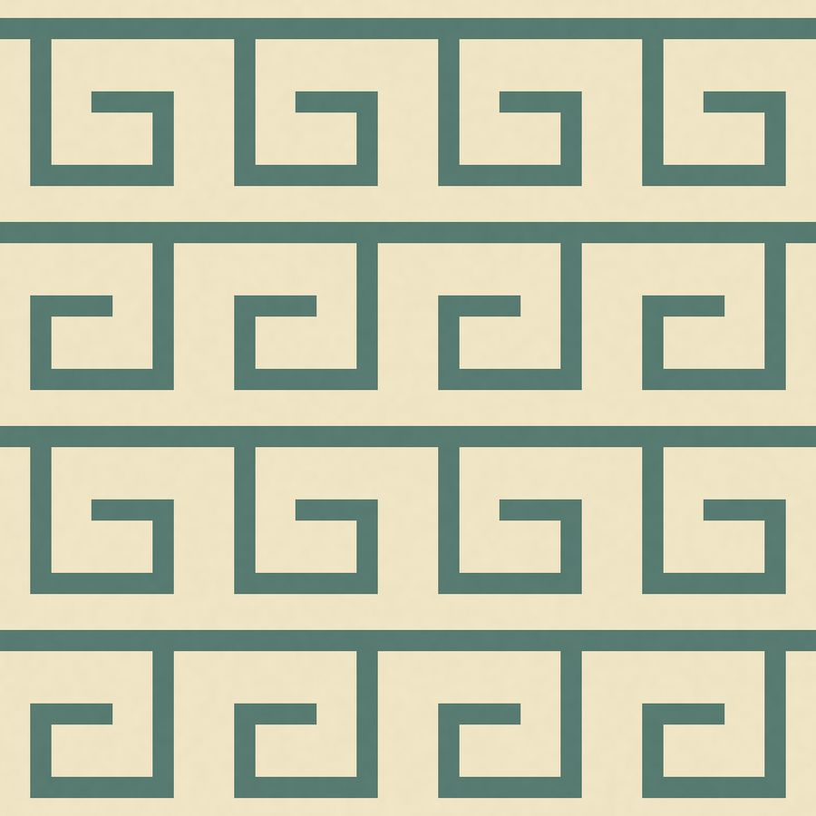Greek Key — a fret motif, drawn by the GeoPrint engine