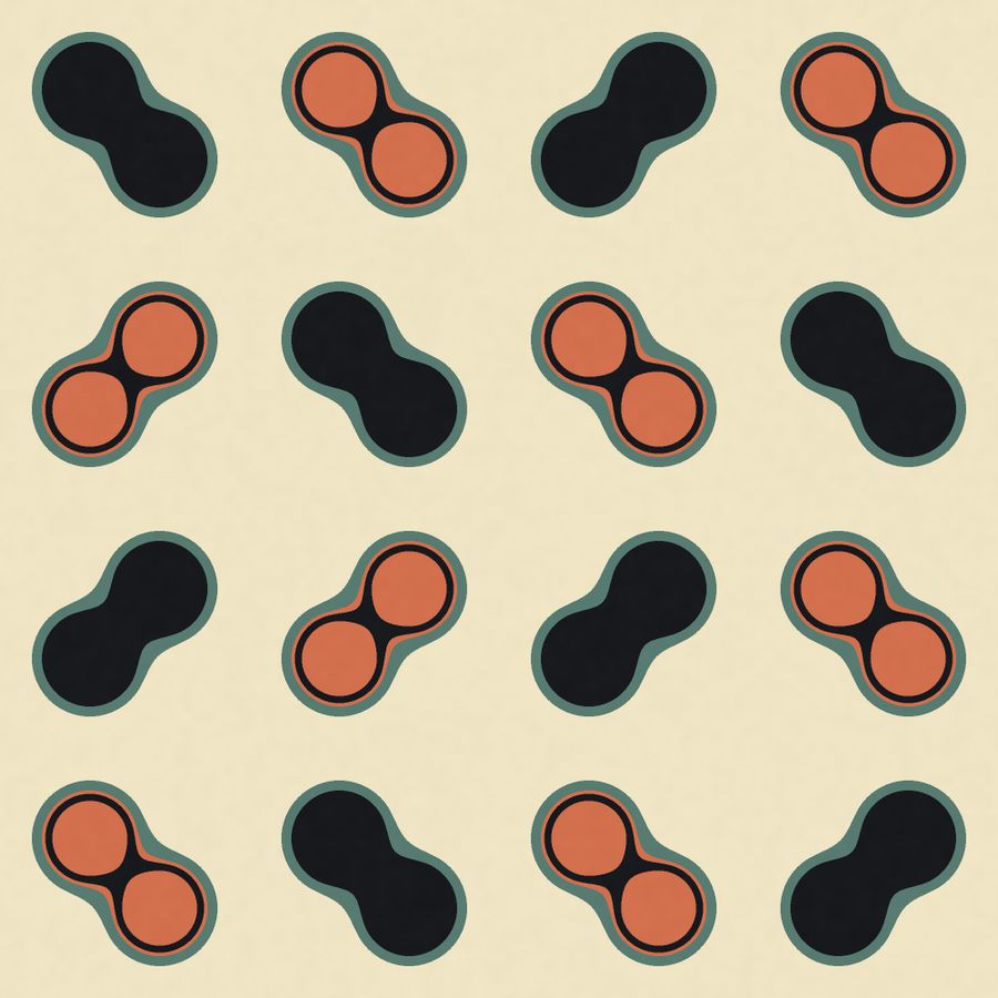 Pods — a pod motif, drawn by the GeoPrint engine