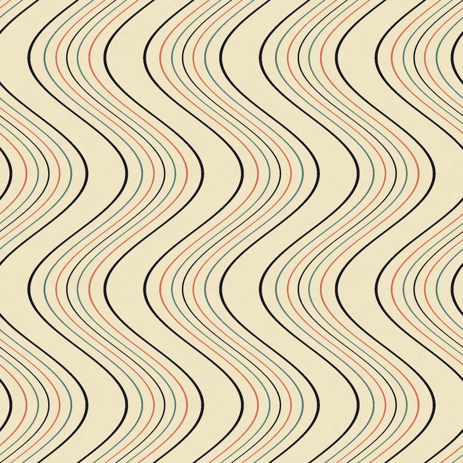 Topography — a contour motif, drawn by the GeoPrint engine