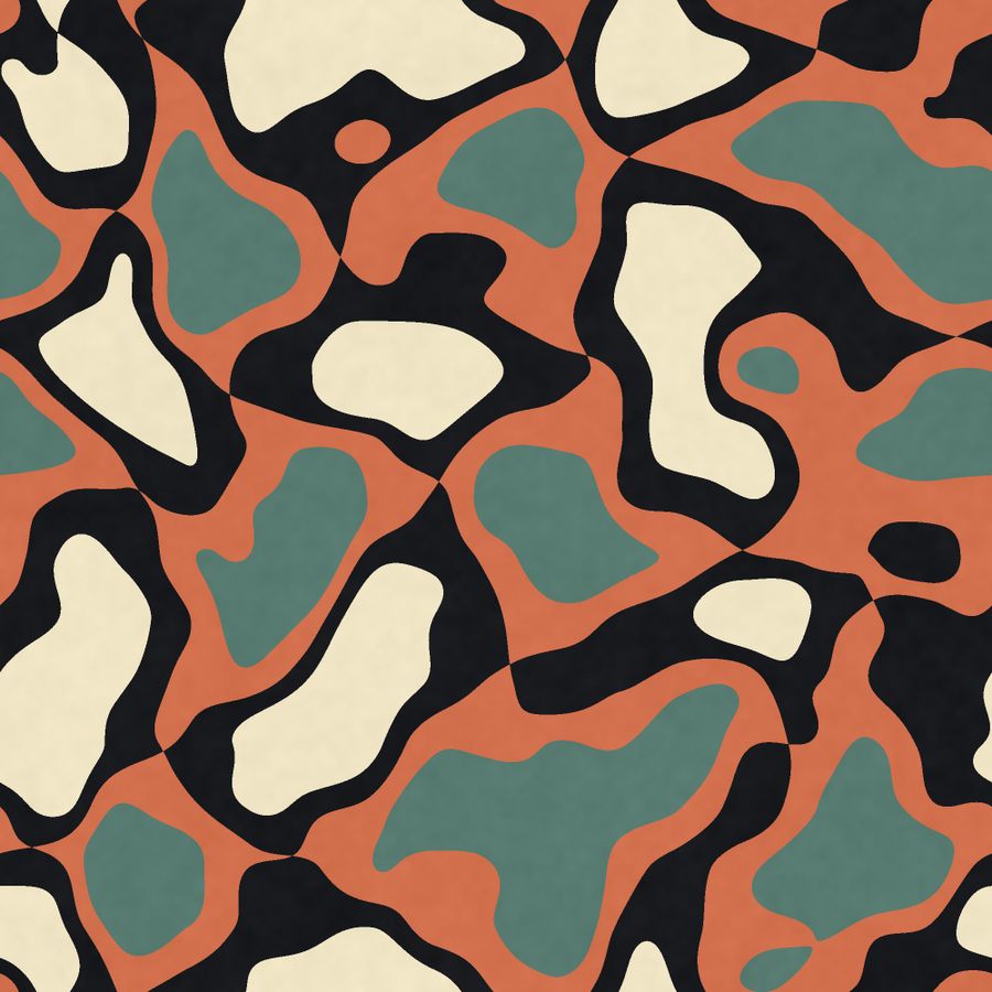 Drift Field — a flow motif, drawn by the GeoPrint engine