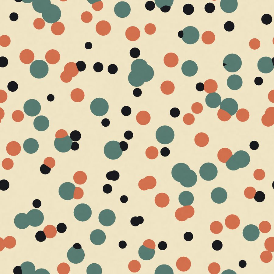 Terrazzo Chips — a speckle motif, drawn by the GeoPrint engine