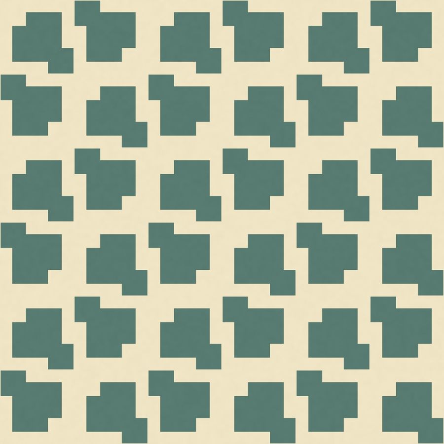 Houndstooth — a check motif, drawn by the GeoPrint engine