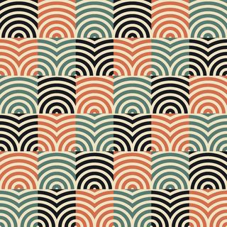 A geometric pattern: Seigaiha Wave